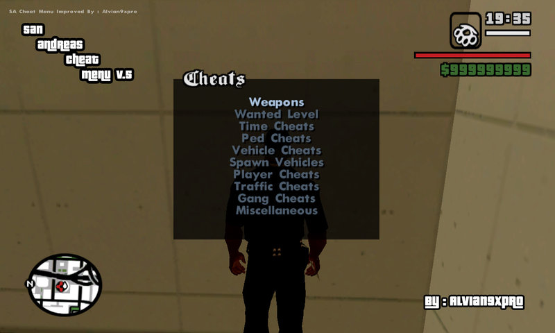 GTA San Andreas Cheat Menu v.5 (PC) New Feature! Mod 