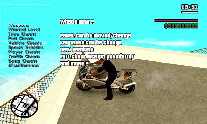 Gta San Andreas PC Cheats