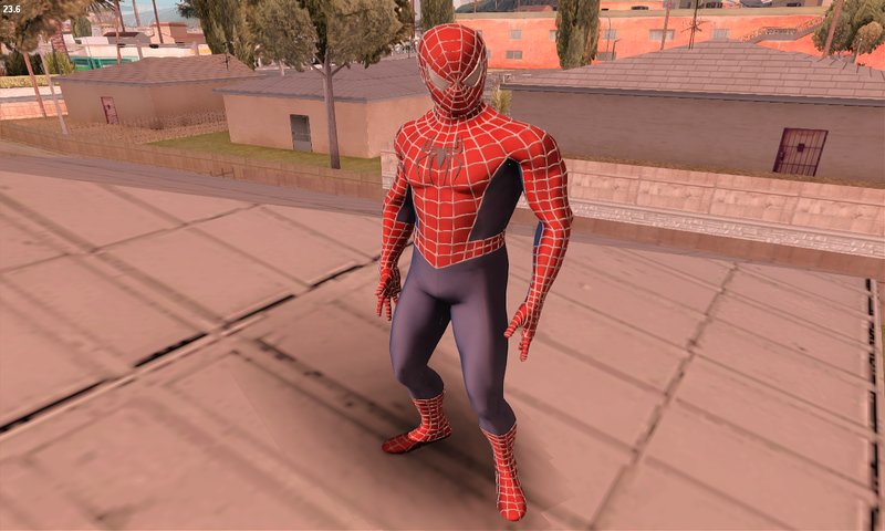 GTA San Andreas Spider-Man Undies - Marvel Spider-Man PS4 Mod 