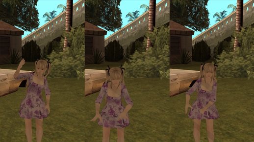 DoA5:U Marie Rose Purple Dress [REMADE]