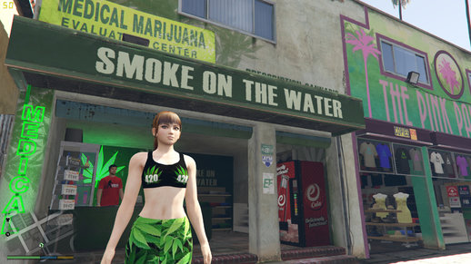 Weed Bra And Leggings For Mai Shiranui K.O.F.