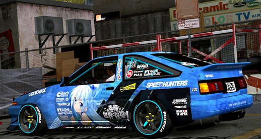 AE86 Aqua Itasha