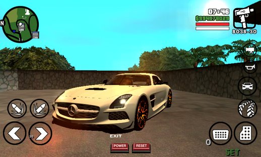 Mercedes-Benz SLS 500 AMG dff only