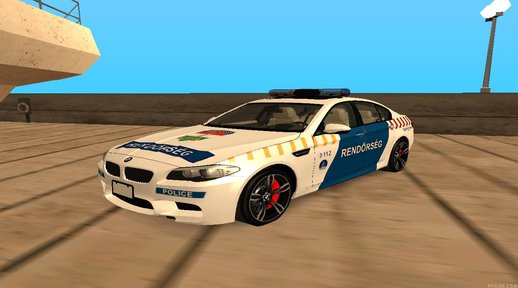 BMW M5 F10 Magyar Rendőrség