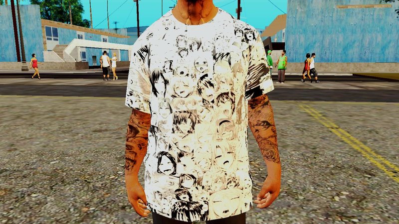 Download Anime Tshirt for GTA San Andreas