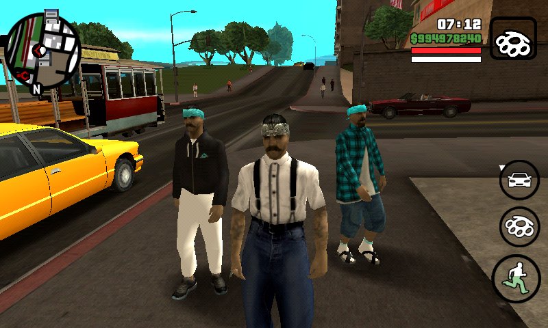 GTA San Andreas San Fierro Rifa New Skins for Android Mod - GTAinside.com