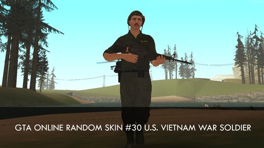GTA Online Random Skin #30 U.S. Vietnam War Soldier