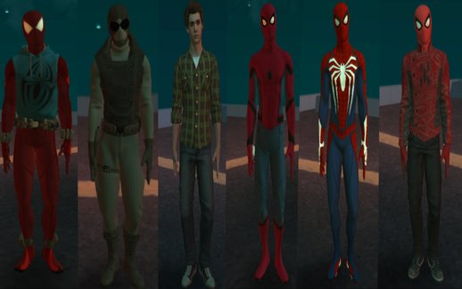 Spider-Man PS4 Skin Pack