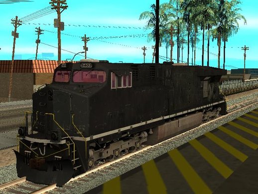 GE ES44AC  Freight Black 