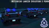 Mitsubishi Lancer Evolution X PDRM