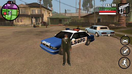 New Police Car (blue)