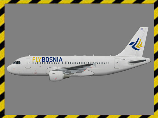 FLYBOSNIA V3 Airbus A319 100 
