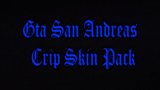 Crip Gang Skin Pack