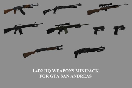 L4D2 HQ Weapons Minipack