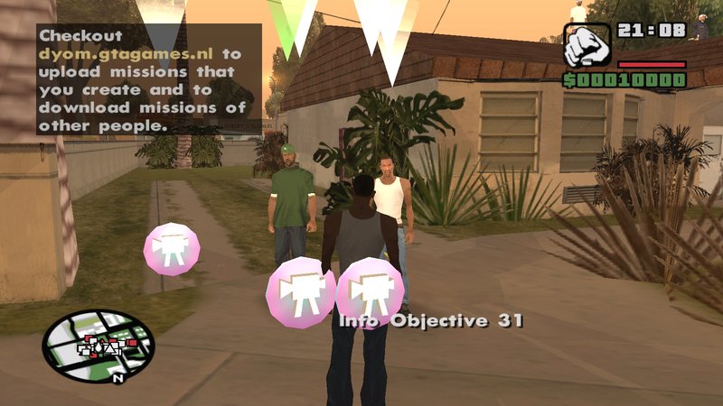 Gta San Andreas Dyom Gang War Grove Vs Ballas 2012 Remake Mod Gtainside Com