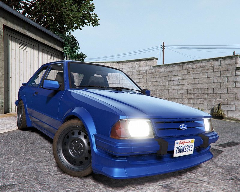 Gta 5 1986 Ford Escort Rs Turbo Add On Extras Mod