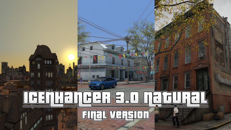 GTA IV: iCEnchancer 3.0 Mod - Graphics Comparison 