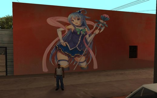 Mural Aqua Konosuba