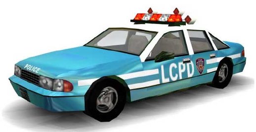 GTA III Beta Police and Taxi