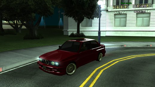 BMW E30 Fully Tunable IVF Lowpoly 