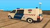 Volkswagen Transporter 5 Magyar Rendőrség