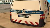 Volkswagen Transporter 5 Magyar Rendőrség