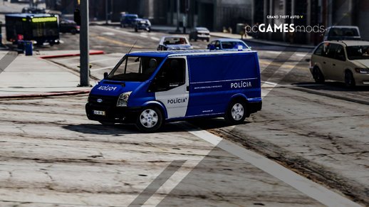 Portuguese PSP Cinotechnical Operational Group - Dog Carriage - Ford Transit [ AddOn / Non-Els ]  v1.0