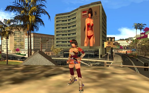 Naotora ii Billboards & DOA5 Female Characters in Rodeo LS Area