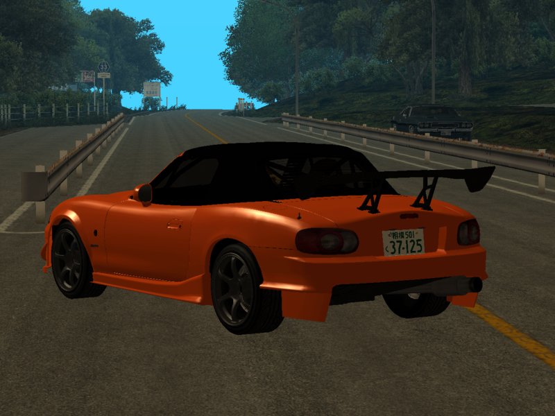 Gta San Andreas Initial D Fifth Stage Omiya Satoshi Mazda Miata Mx 5 Nb8c Mod Gtainside Com