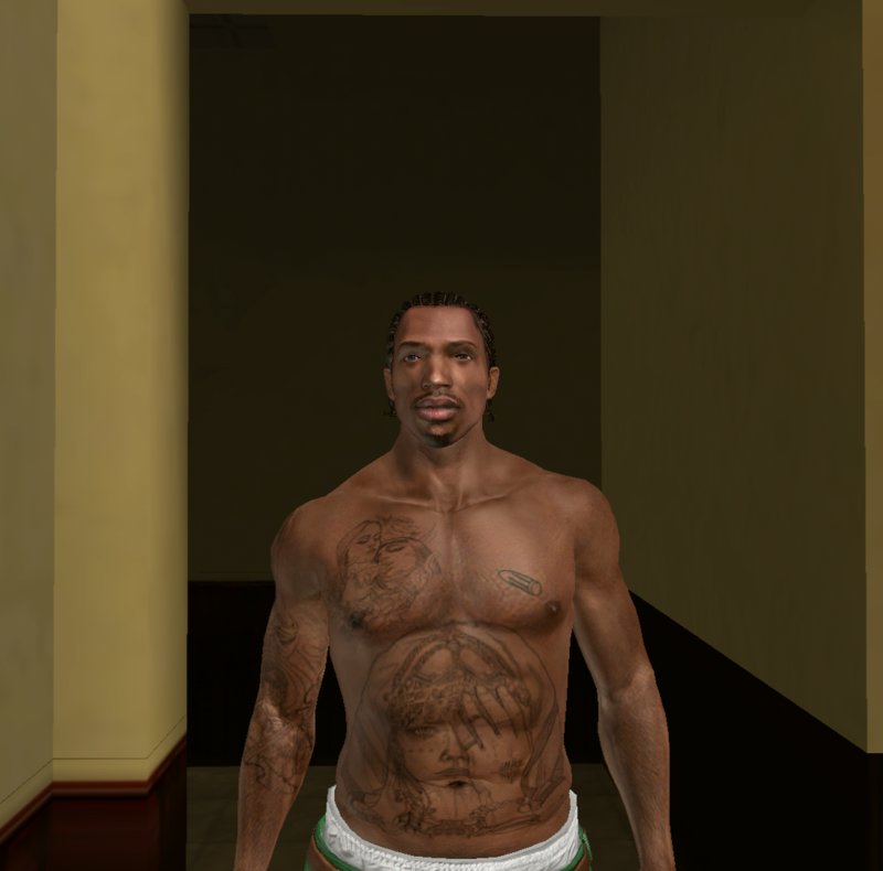  GTA  San Andreas Tattoo  Cj Remastered PC Mobile Mod  