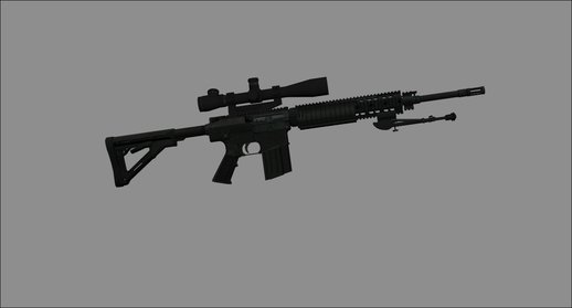 KAC SR-25 Semi Automatic Sniper Rifle