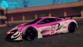 McLaren 650S Itasha Rozaliya and Liliya of Honkai Impact 3rd GT3