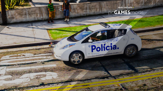 Portuguese Porto Municipal Police - Patrol - Nissan Leaf [ AddOn / Livery / Non-Els ]