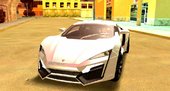 W Motors Lykan Hypersport DFF Only