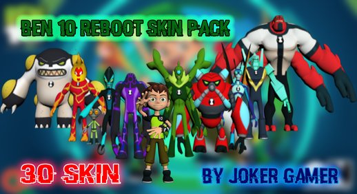 BEN10 REBOOT SKIN PACK V1.0 [30 SKIN]