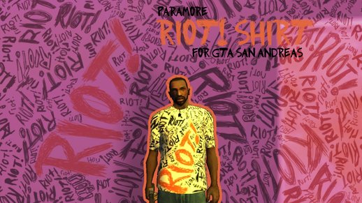 Paramore Riot! Shirt for San Andreas
