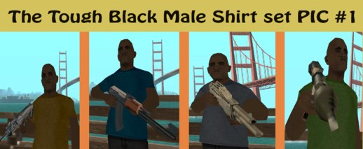 The Tough Black Male Shirt set (DNB1 reskins) (256 x 512)