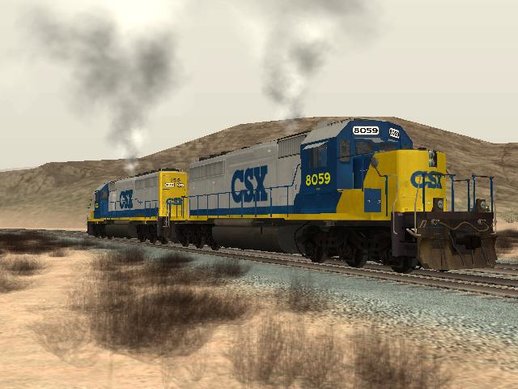 EMD SD40-2 CSX  Locomotive