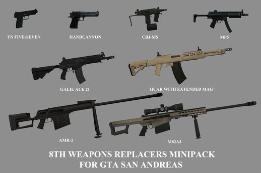 8th Weapons Replacers Minipack 