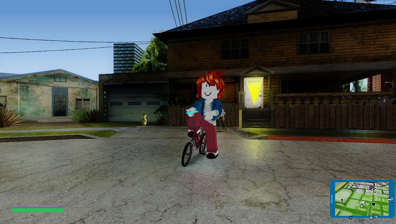 GTA San Andreas Bacon Hair Mod 