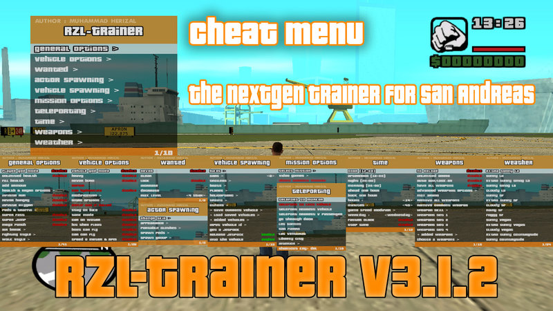 Cheat Menu v3.2 for GTA Vice City