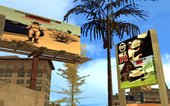 DOA5 Cowgirls Rodeo Time Billboards in Rodeo Los Santos