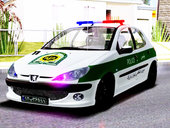 Peugeot 206 Iranian Police 