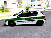 Peugeot 206 Iranian Police 