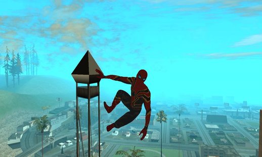 Iron Spider Infinity War PS4 Skin Gta San Andreas