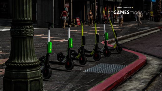 Portuguese - Electric Sharing Scooter [ AddOn / Livery / + Map Editor Xml ]