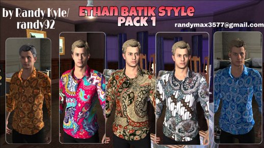 Ethan Winters Batik Style pack 1
