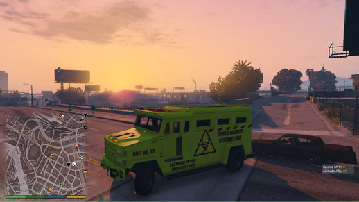 Zombie Response Unit livery for the Riot Van