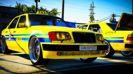 Mercedes-Benz E500 W124 Taxi Los Santos