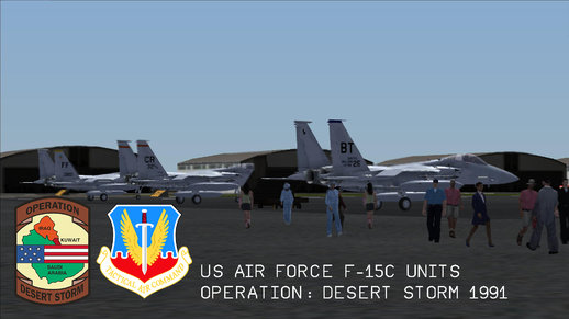 USAF F-15 Eagles Over Baghdad *Complete Overhaul*